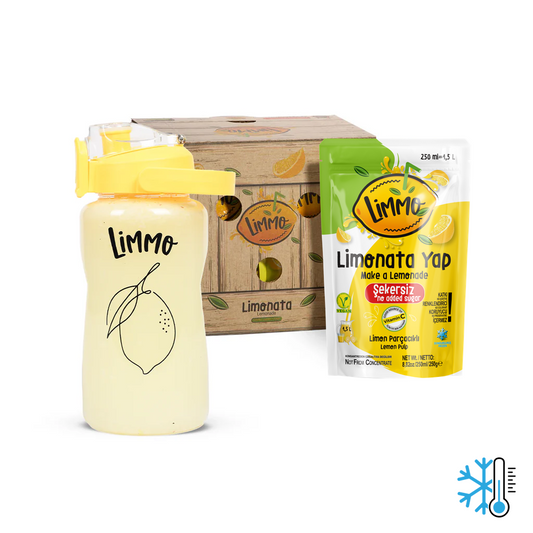 Limmo Sugar-Free Lemonade – 250 ml (12-Pack) + Shaker Gift
